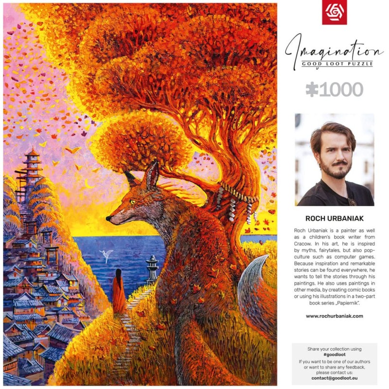 Roch Urbaniak Puzzle Benkei (1000 pièces) | 5908305249757