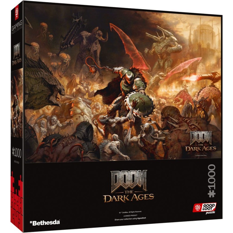 Doom The Dark Ages Puzzle Slayer's Rag 1000 pièces) | 5908305249771