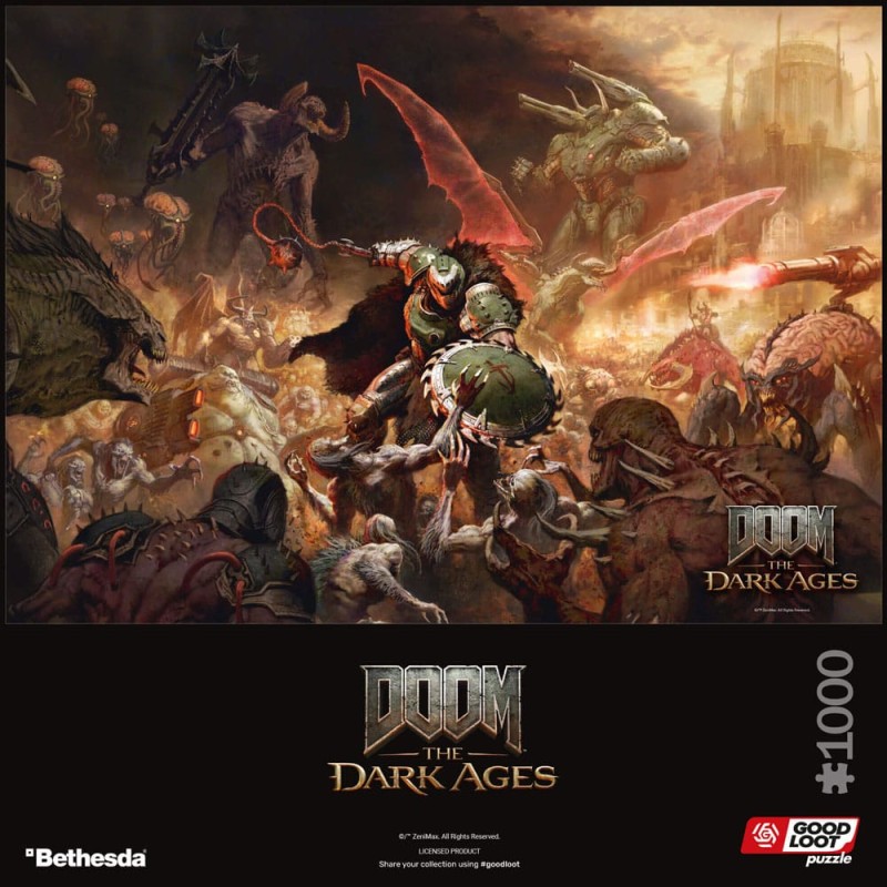 Doom The Dark Ages Puzzle Slayer's Rag 1000 pièces) | 5908305249771