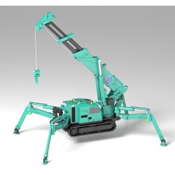 Maeda Seisakusho figurine Plastic Model Kit Moderoid 1/20 Spider Crane (Green) Re-Run 25 cm | 4571697183704