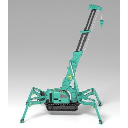 Maeda Seisakusho figurine Plastic Model Kit Moderoid 1/20 Spider Crane (Green) Re-Run 25 cm | 4571697183704
