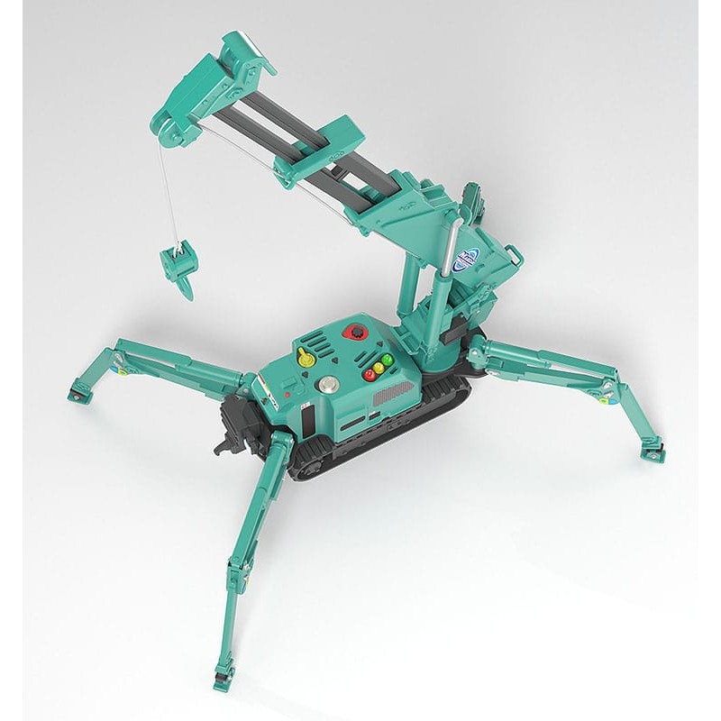 Maeda Seisakusho figurine Plastic Model Kit Moderoid 1/20 Spider Crane (Green) Re-Run 25 cm | 4571697183704