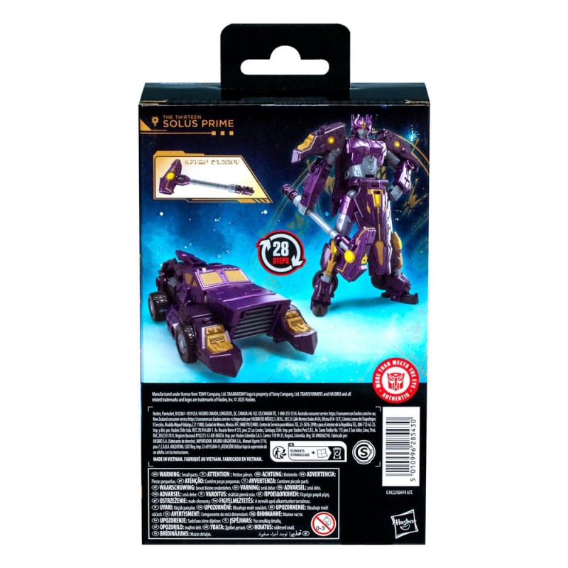 Transformers Age of the Primes Deluxe Class Action Figure The Thirteen Autobot Solus Prime 14 cm | 5010996285430