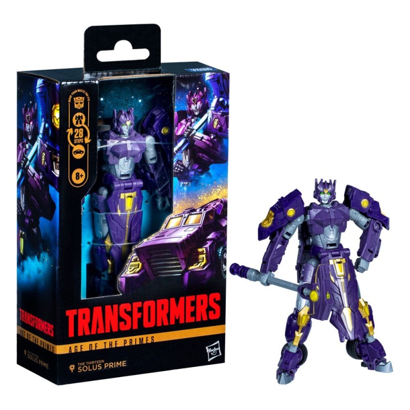 Transformers Age of the Primes Deluxe Class Action Figure The Thirteen Autobot Solus Prime 14 cm | 5010996285430