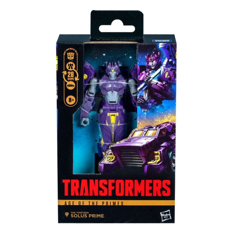 Transformers Age of the Primes Deluxe Class Action Figure The Thirteen Autobot Solus Prime 14 cm | 5010996285430