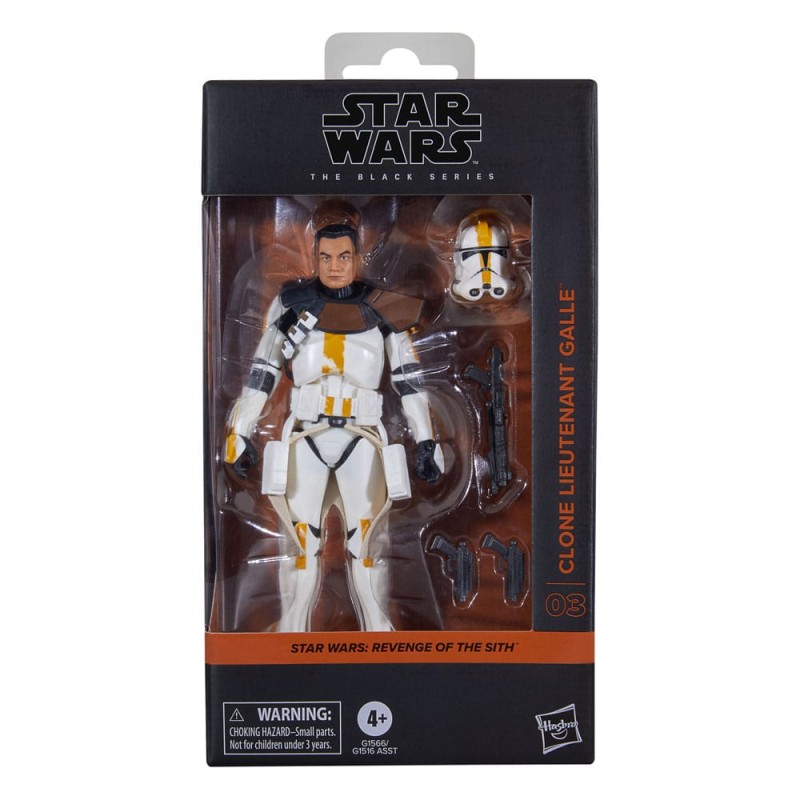 Star Wars Episode III Black Series Action Figure Clone Lieutenant Galle 15 cm | 5010996314185