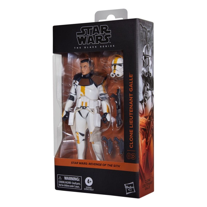 Star Wars Episode III Black Series Action Figure Clone Lieutenant Galle 15 cm | 5010996314185