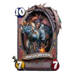 Hearthstone statuette 3D Art Frame Varian Wrynn 31 cm | 6978082550710
