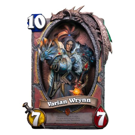 Hearthstone 3D Art Frame Statue Varian Wrynn 31 cm | 6978082550710