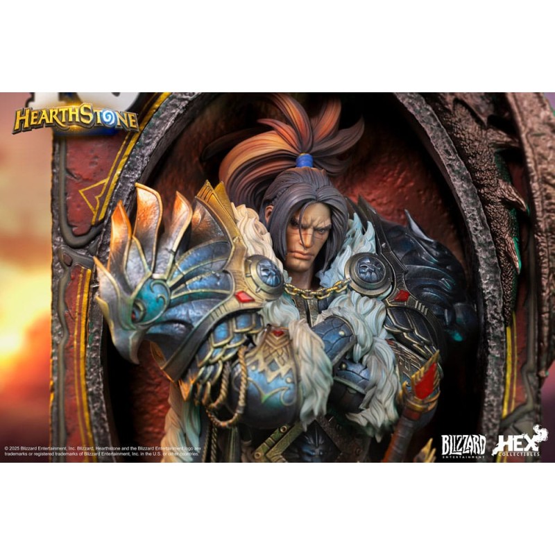 Hearthstone 3D Art Frame Statue Varian Wrynn 31 cm | 6978082550710