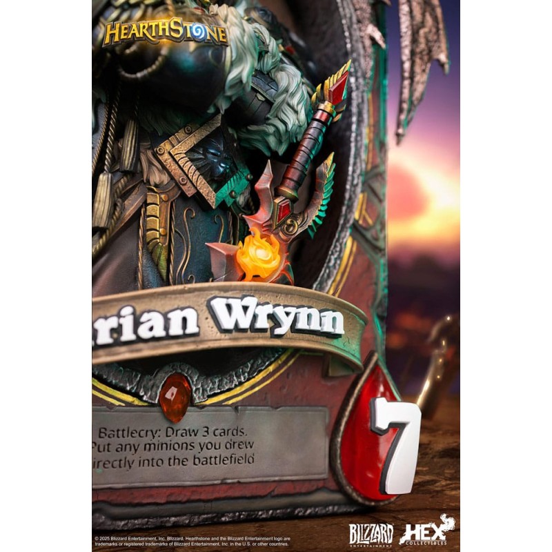 Hearthstone 3D Art Frame Statue Varian Wrynn 31 cm | 6978082550710