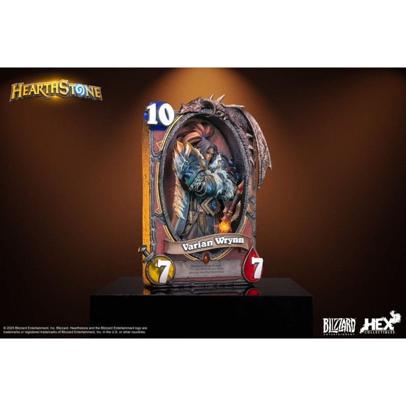 Hearthstone 3D Art Frame Statue Varian Wrynn 31 cm | 6978082550710