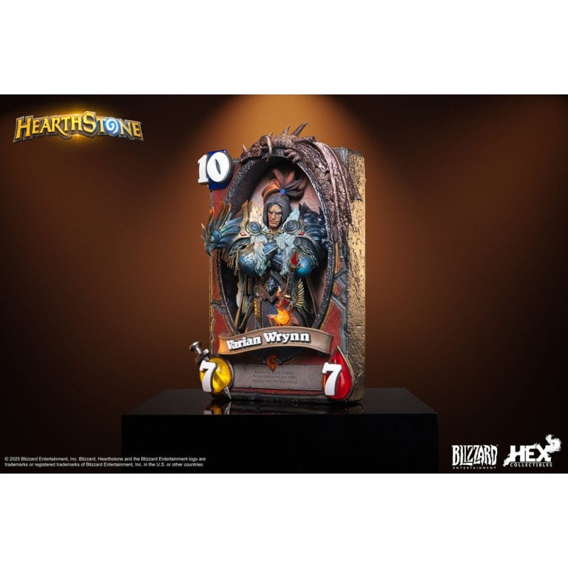Hearthstone 3D Art Frame Statue Varian Wrynn 31 cm | 6978082550710