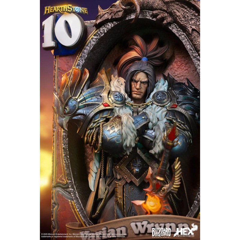 Hearthstone 3D Art Frame Statue Varian Wrynn 31 cm | 6978082550710