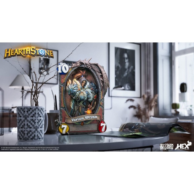 Hearthstone 3D Art Frame Statue Varian Wrynn 31 cm | 6978082550710