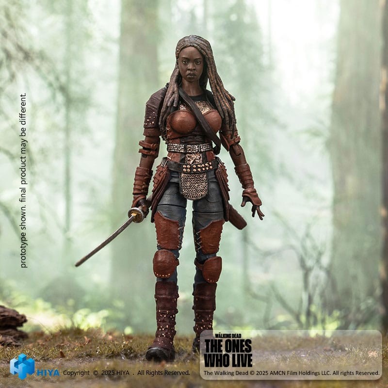 The Walking Dead: The Ones Who Lived Exquisite Mini Action Figure 1/18 Michonne 10 cm   | 6957534203589