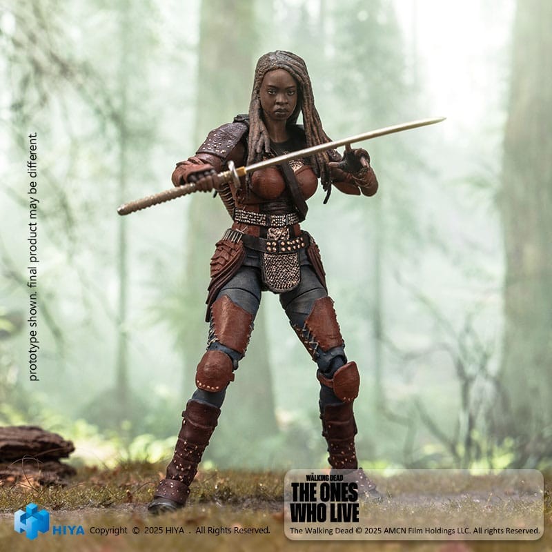 The Walking Dead: The Ones Who Lived Exquisite Mini Action Figure 1/18 Michonne 10 cm   | 6957534203589
