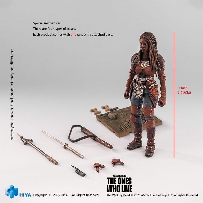 The Walking Dead: The Ones Who Lived Exquisite Mini Action Figure 1/18 Michonne 10 cm   | 6957534203589