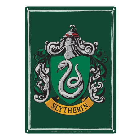 Harry Potter Tin Sign Slytherin 21 x 15 cm | 5055453459597