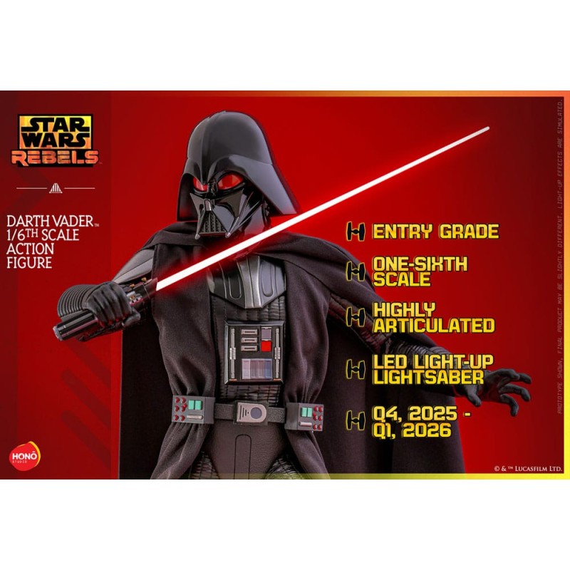 Star Wars: Rebels figurine 1/6 Darth Vader 34 cm | 4895228621467