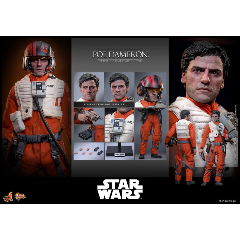 Star Wars Action Figure 1/6 Poe Dameron 30 cm | 4895228621634