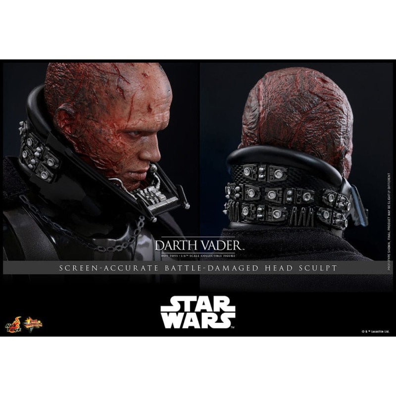 Star Wars, épisode III : La Revanche des Sith figurine Movie Masterpiece 1/6 Darth Vader (Deluxe Version) 35 cm | 4895228621672
