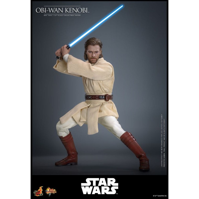 Star Wars: Episode II - Attack of the Clones Action Figure 1/6 Obi-Wan Kenobi 31 cm | 4895228621658