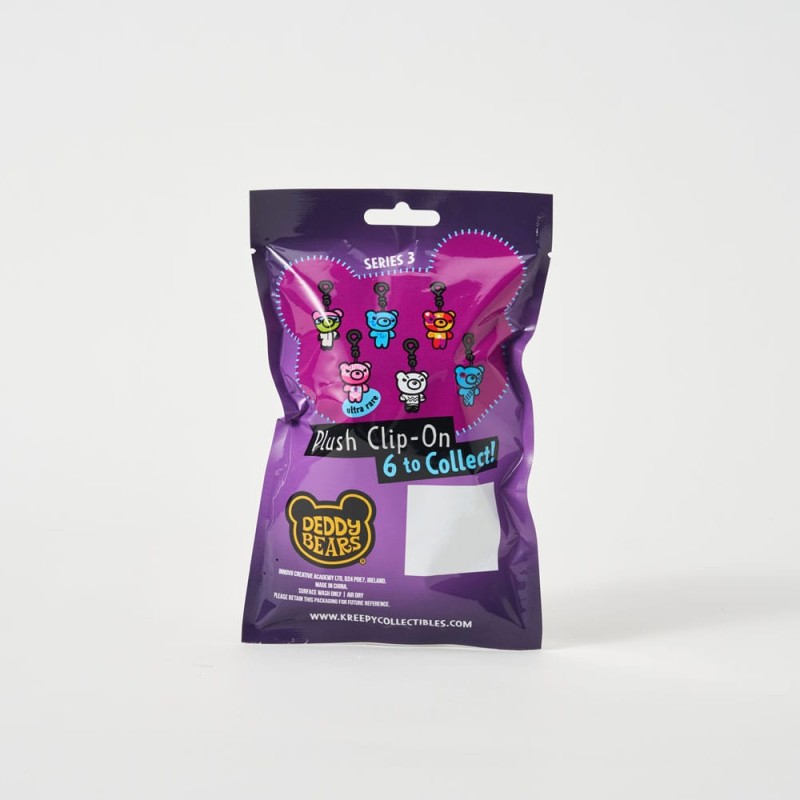 Deddy Bears Series 3 Clip on Plush Figures 10 cm Blind Bag Assortment (18) | 5391540235201