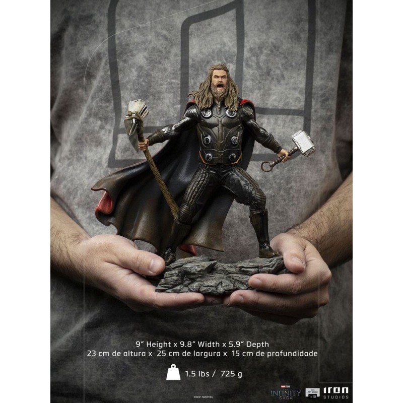 The Infinity Saga BDS Art Scale Statue 1/10 Thor Ultimate 23 cm | 0609963127948