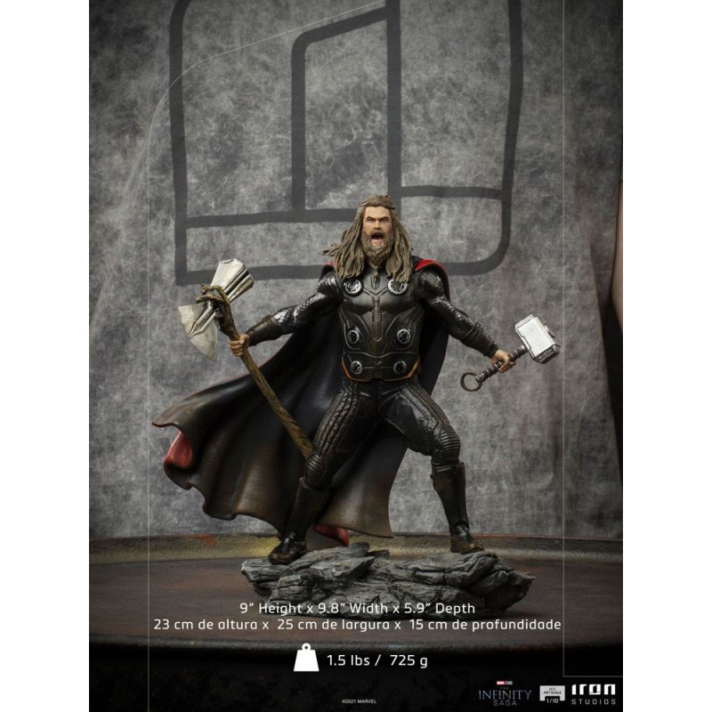 The Infinity Saga BDS Art Scale Statue 1/10 Thor Ultimate 23 cm | 0609963127948