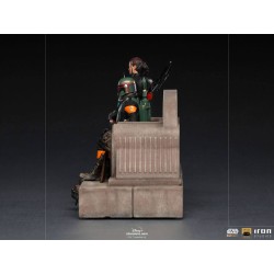 Star Wars The Mandalorian Deluxe Art Scale Statue 1/10 Boba Fett & Fennec on Throne 23 cm | 0609963128105