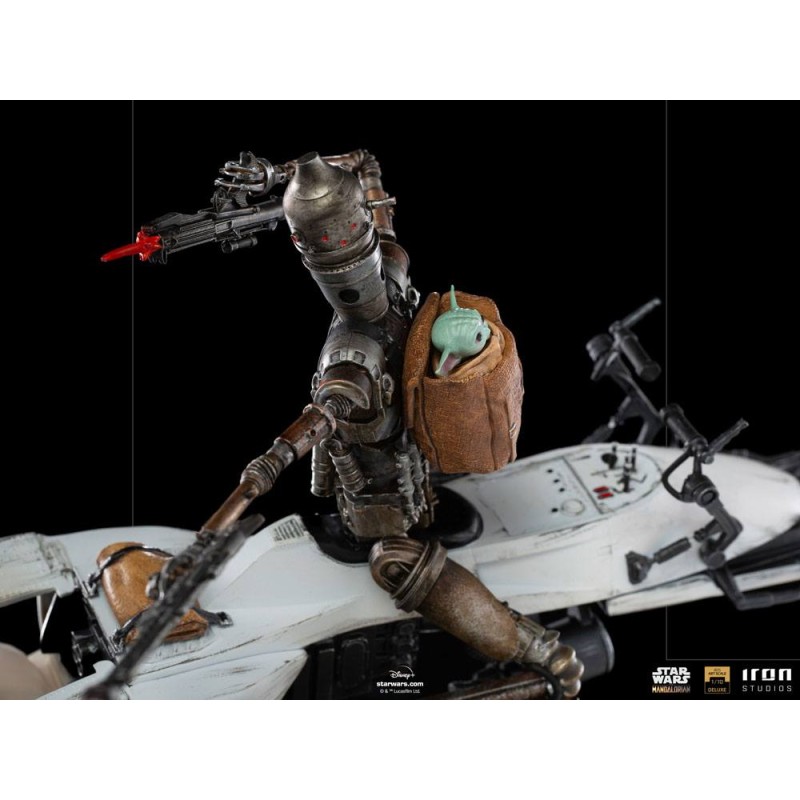 Star Wars The Mandalorian Deluxe Art Scale Statue 1/10 IG-11 & The Child 20 cm | 0609963128235