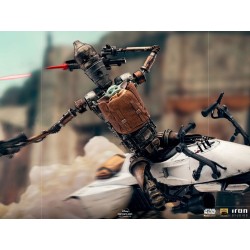 Star Wars The Mandalorian statuette 1/10 Deluxe Art Scale IG-11 & The Child 20 cm | 0609963128235