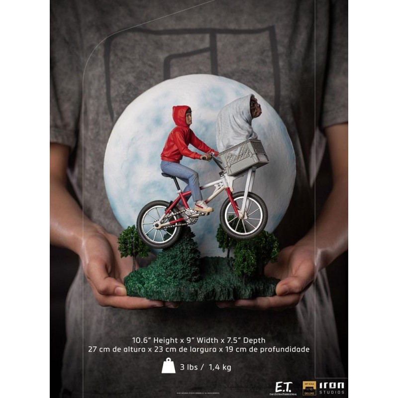 E.T. the Extra-Terrestrial Deluxe Art Scale Statue 1/10 E.T. & Elliot 27 cm | 0609963128273