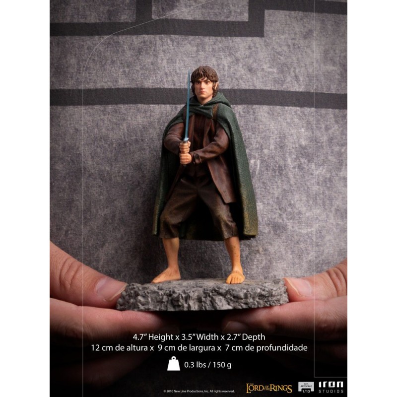 Lord Of The Rings BDS Art Scale Statue 1/10 Frodo 12 cm | 0609963129355