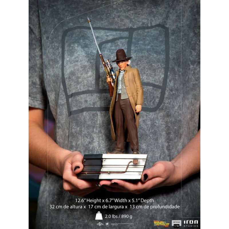 Back to the Future III Art Scale Statue 1/10 Doc Brown 32 cm | 0609963129492