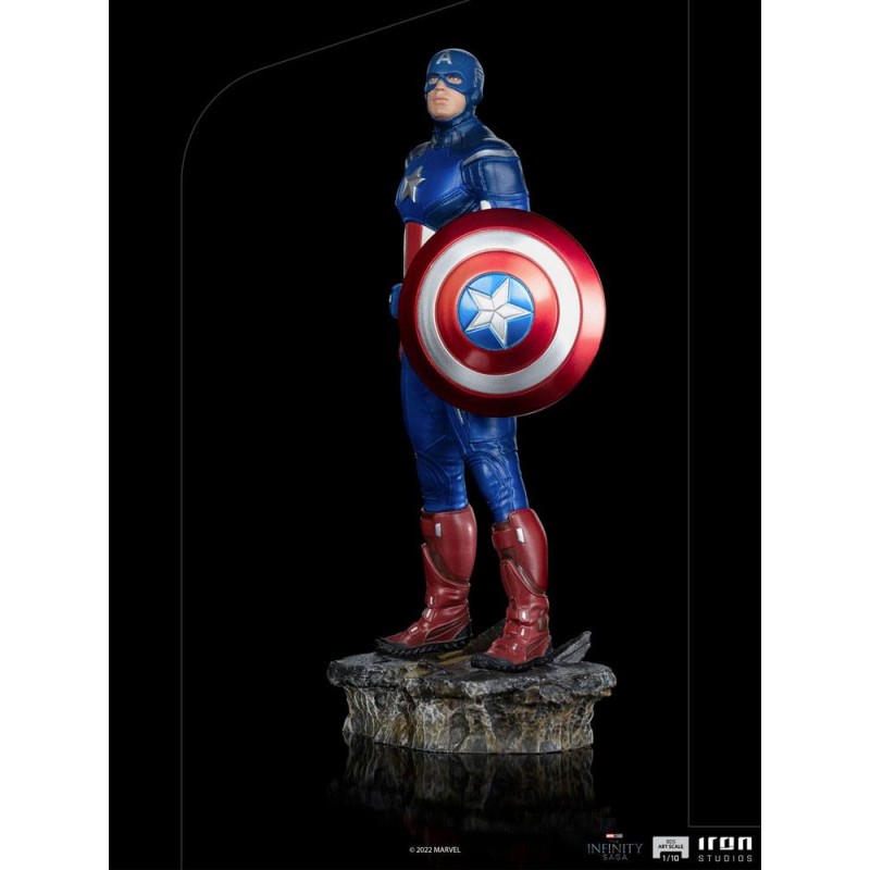 The Infinity Saga BDS Art Scale Statue 1/10 Captain America Battle of NY 23 cm | 0609963129638