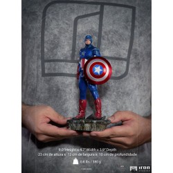 The Infinity Saga BDS Art Scale Statue 1/10 Captain America Battle of NY 23 cm | 0609963129638