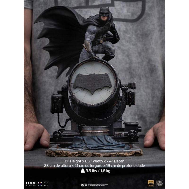 Zack Snyder's Justice League Deluxe Art Scale Statue 1/10 Batman on Batsignal 28 cm | 0618231951222