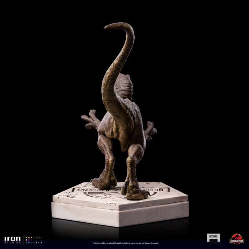 Jurassic World Icons Statue Velociraptor A 9 cm | 0618231952014