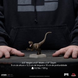 Jurassic World Icons statuette Velociraptor A 9 cm | 0618231952014