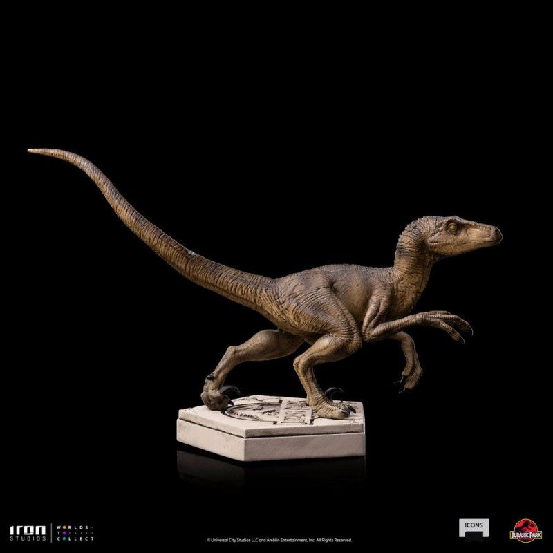 Jurassic World Icons Statue Velociraptor B 9 cm | 0618231952021