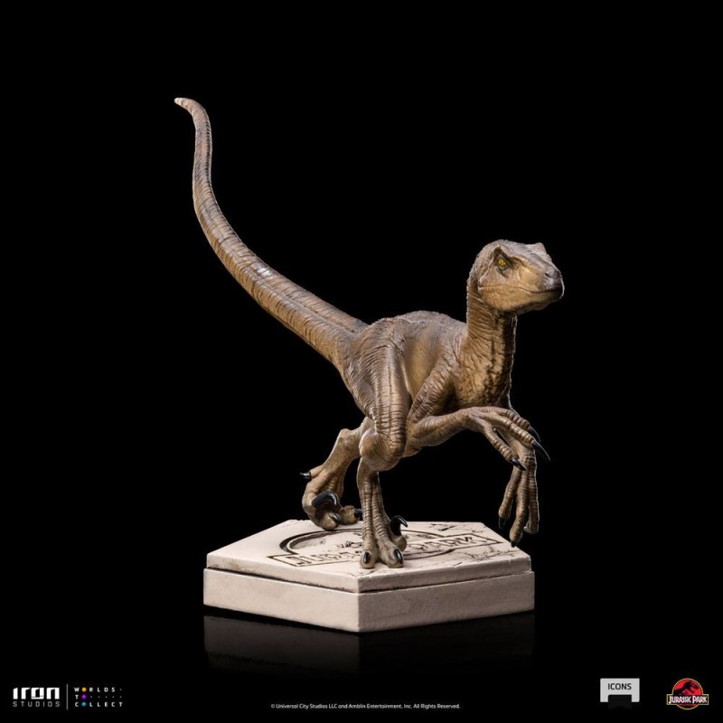 Jurassic World Icons Statue Velociraptor B 9 cm | 0618231952021