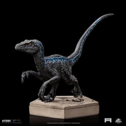 Jurassic World Icons Statue Velociraptor Blue 9 cm | 0618231952045