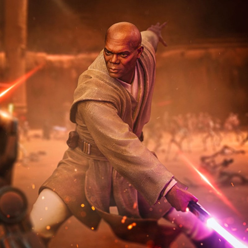 Star Wars Art Scale Statue 1/10 Mace Windu 18 cm | 0618231959426