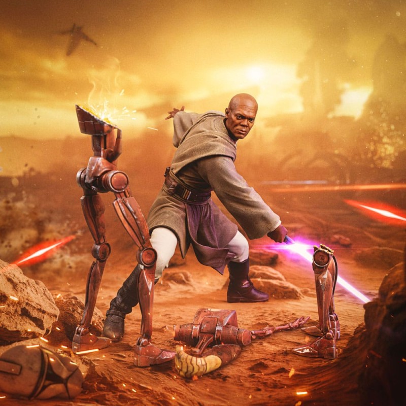 Star Wars Art Scale Statue 1/10 Mace Windu 18 cm | 0618231959426