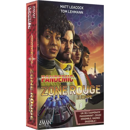 jeu : Pandemic Zone Rouge : Europe
éditeur : Z-Man Games
version française