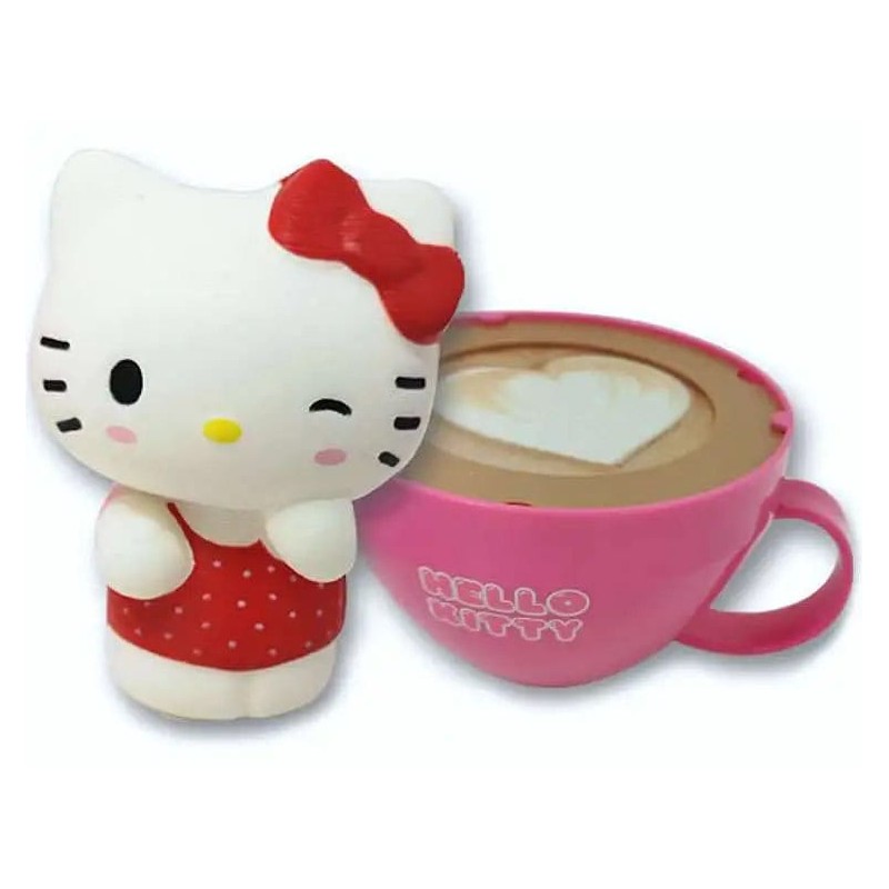 Sanrio assortiment squishy figurines Hello Kitty Cappuccino (8)  | 8057094648115