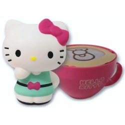 Sanrio assortiment squishy figurines Hello Kitty Cappuccino (8)  | 8057094648115