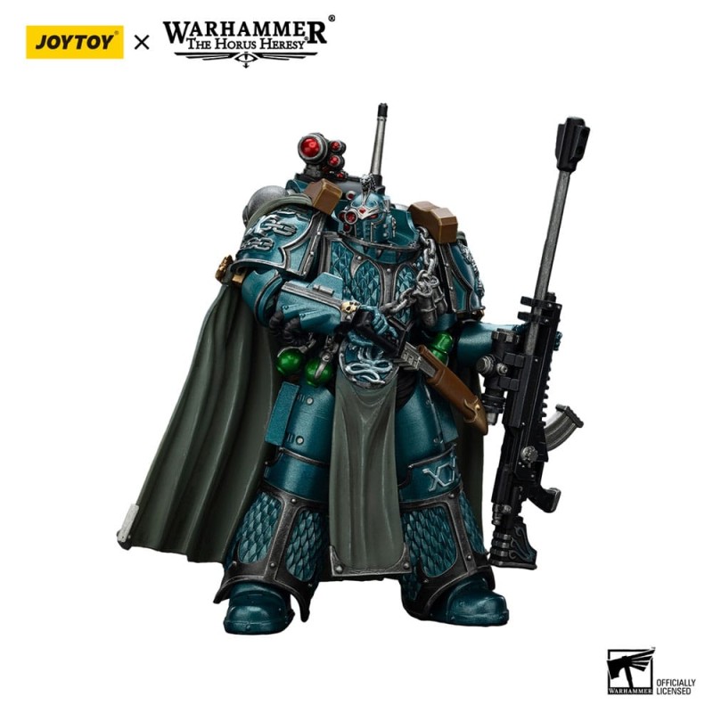 Warhammer The Horus Heresy Action Figure Alpha Legion Exodus The One who is Many With Sniper Rifle And Power Dagger 20 cm | 6927054401390